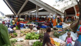 Markt von Port Vila, Efate.