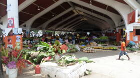 Markt von Port Vila, Efate.