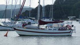 Schwesternschiff (?) in Opua.