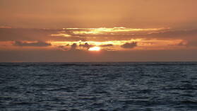 Sonnenaufgang in Minerva Nord.