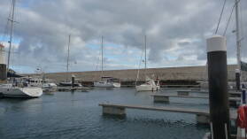 Marina Quinta do Lorde, SY Lida läuft ein.
