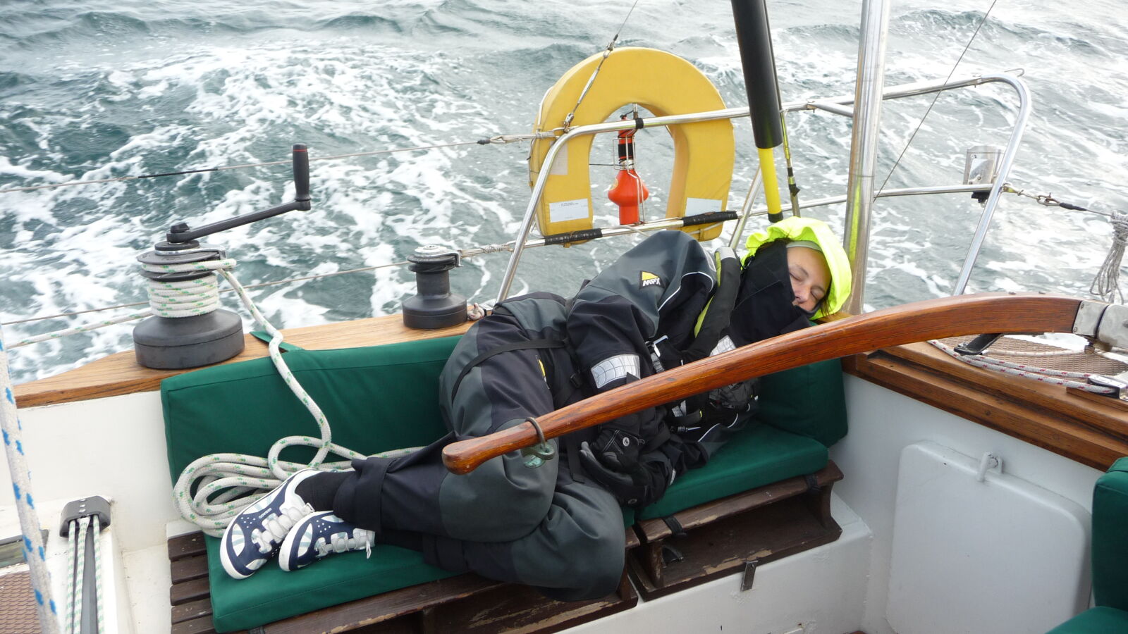 Das Boot segelt auch von alleine