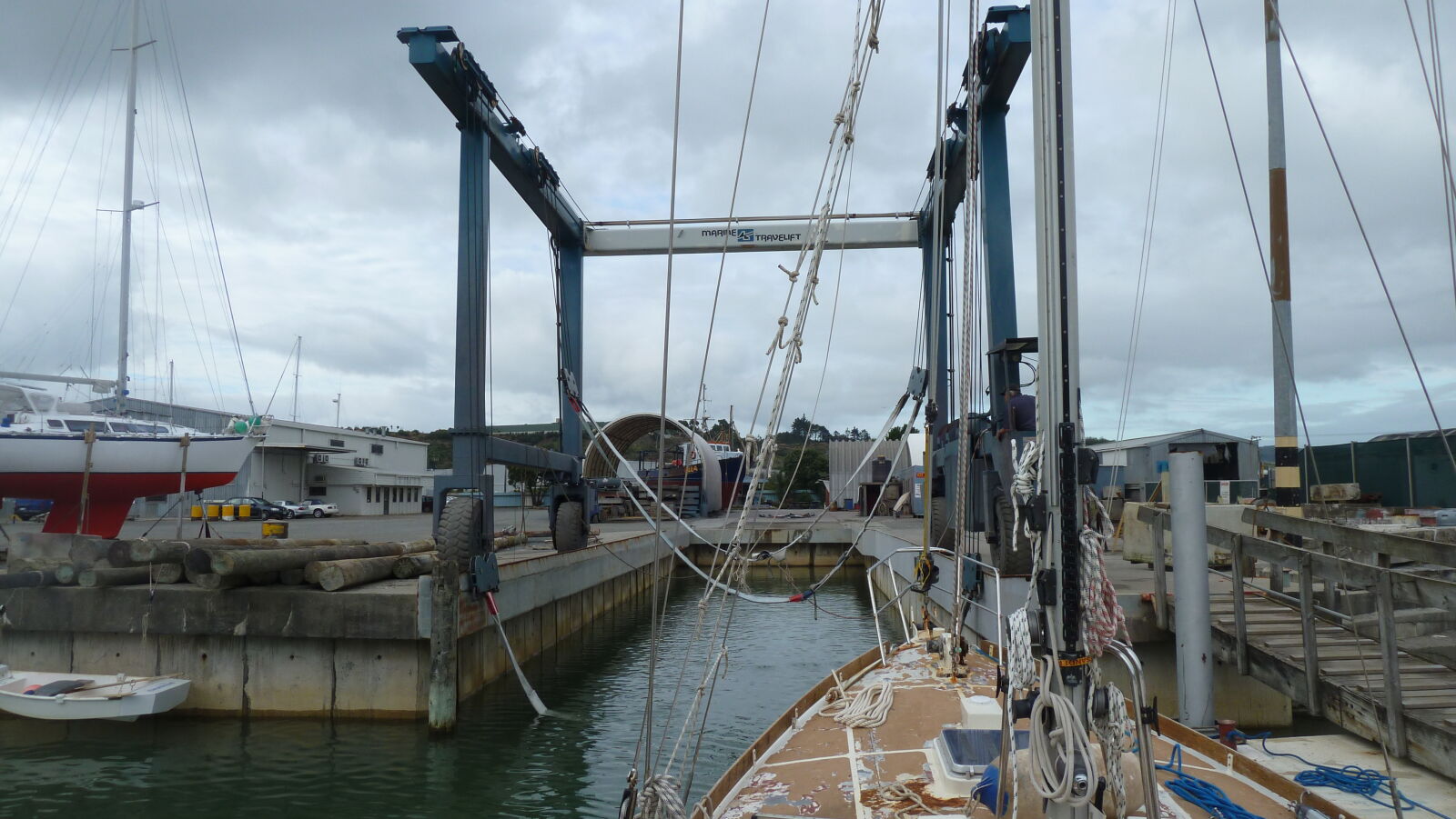 Auf ins Trockendock.