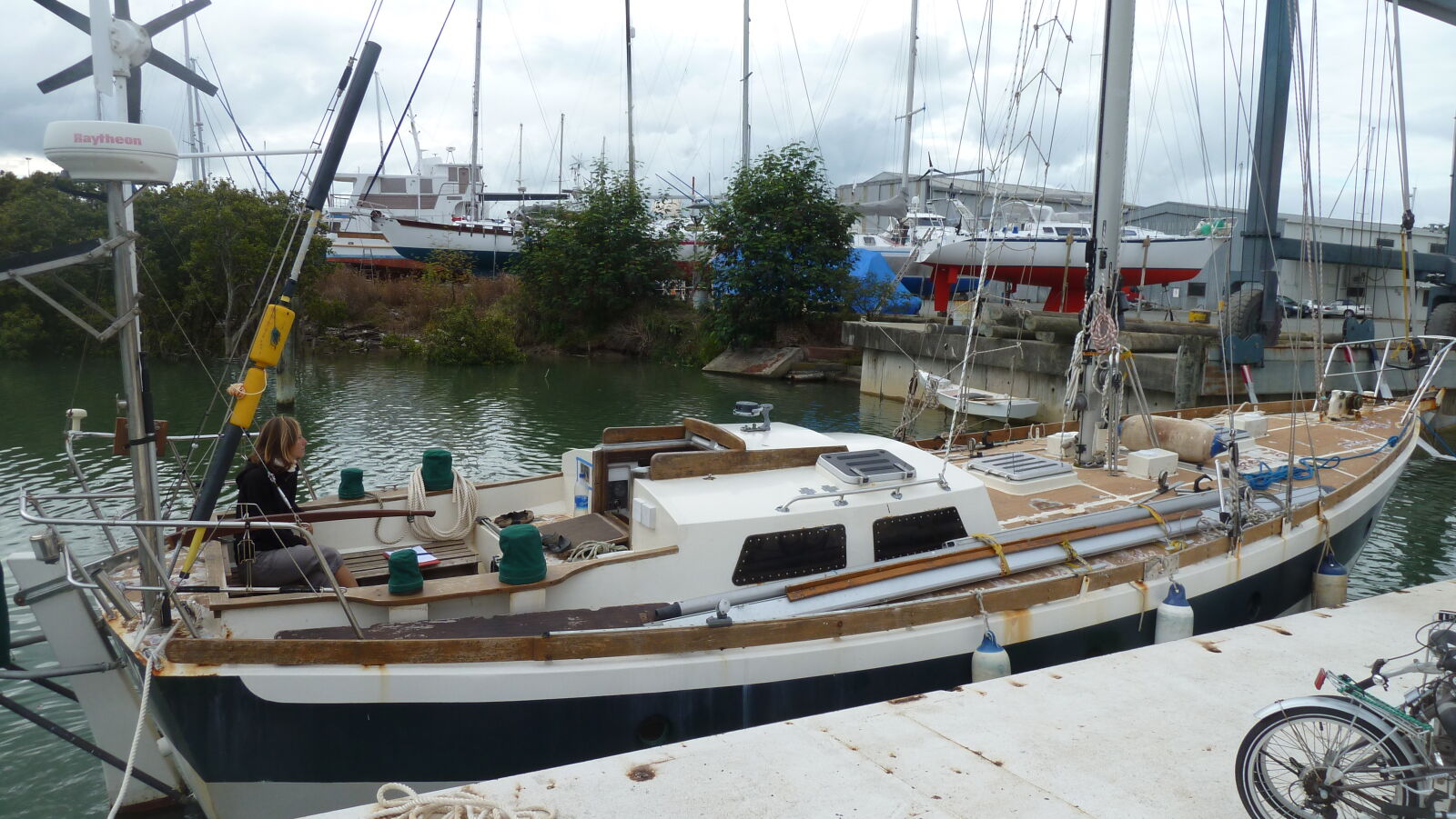 Auf ins Trockendock.
