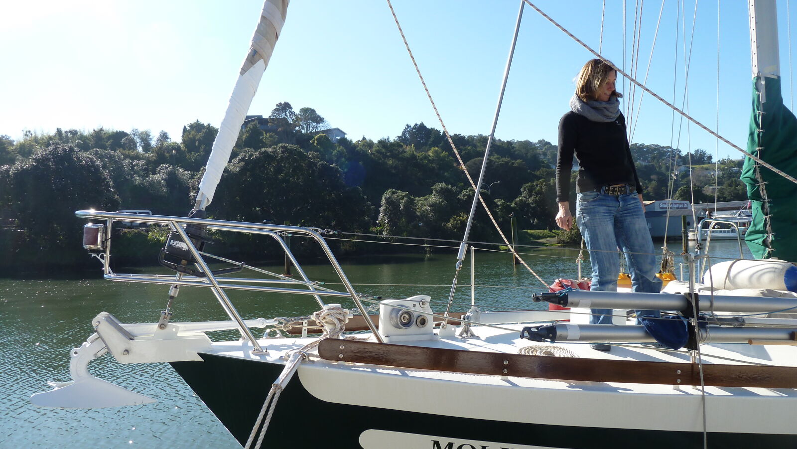 Der Anker! Rostfrei im Town Basin.
