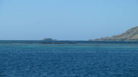 Fischer in Blue Lagoon.